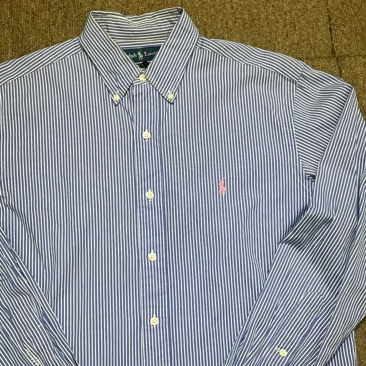 [BUNJANG] Polo Ralph Lauren Striped Shirt Classic Fit / (15 1/2) POLO 폴로 랄프로렌 스트라이프 셔츠 클래식 핏