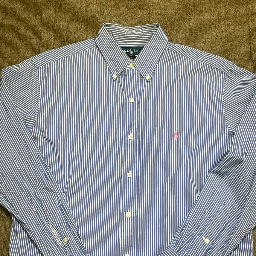 [BUNJANG] Polo Ralph Lauren Striped Shirt Classic Fit / (15 1/2) POLO 폴로 랄프로렌 스트라이프 셔츠 클래식 핏