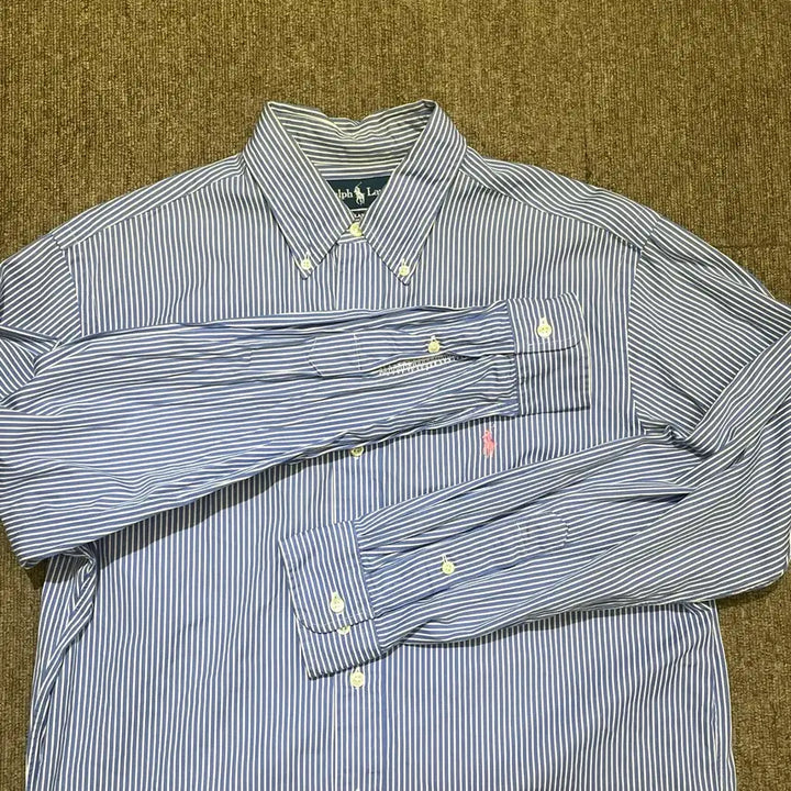 [BUNJANG] Polo Ralph Lauren Striped Shirt Classic Fit / (15 1/2) POLO 폴로 랄프로렌 스트라이프 셔츠 클래식 핏