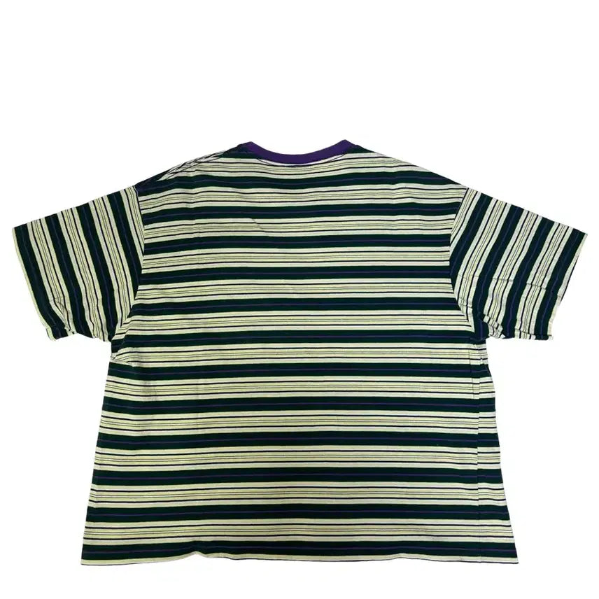 [BUNJANG] SANTACRUZ Striped Border T-shirt / 빈티지 산타크루즈 SANTACRUZ 스트라이프 보더 티셔츠 L