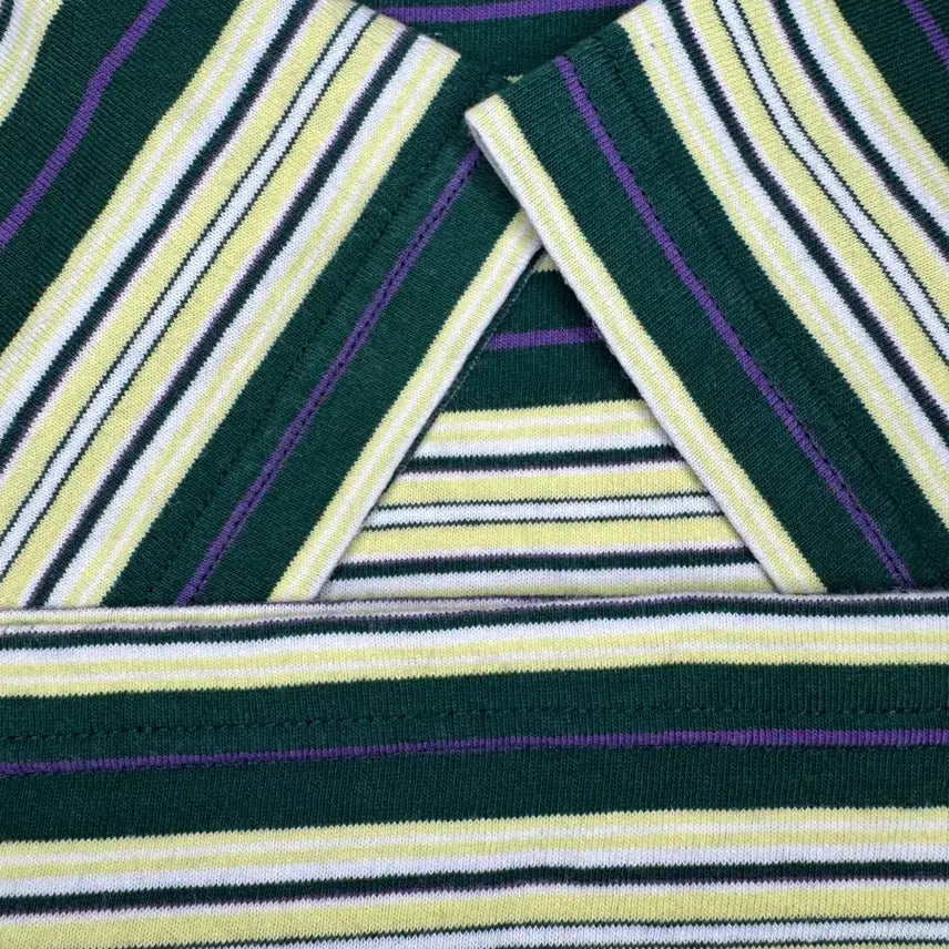 [BUNJANG] SANTACRUZ Striped Border T-shirt / 빈티지 산타크루즈 SANTACRUZ 스트라이프 보더 티셔츠 L