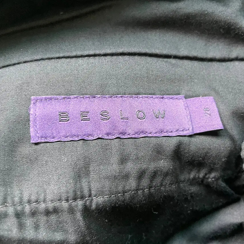 [BUNJANG] Beslow Purple Venti Velvet Track Pants (Black, 28) / [비슬로우 퍼플] 벤티 벨벳 트랙팬츠 (블랙/28)