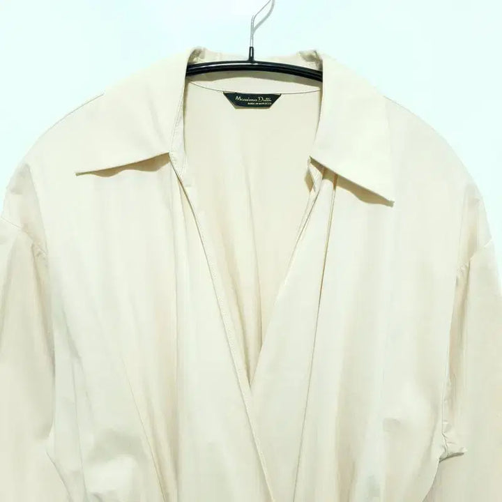 [BUNJANG] Massimo Dutti Poplin Wrap Dress 36 / 마시모두띠 포플린 셔츠 랩 원피스 36_i4249