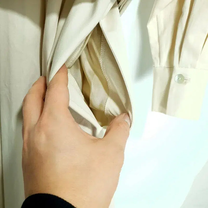 [BUNJANG] Massimo Dutti Poplin Wrap Dress 36 / 마시모두띠 포플린 셔츠 랩 원피스 36_i4249