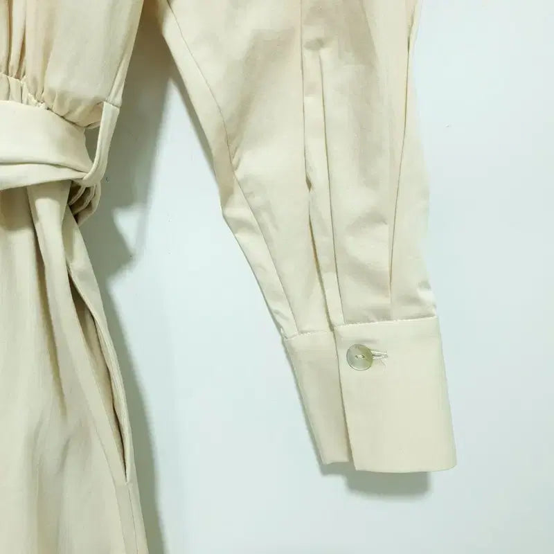 [BUNJANG] Massimo Dutti Poplin Wrap Dress 36 / 마시모두띠 포플린 셔츠 랩 원피스 36_i4249