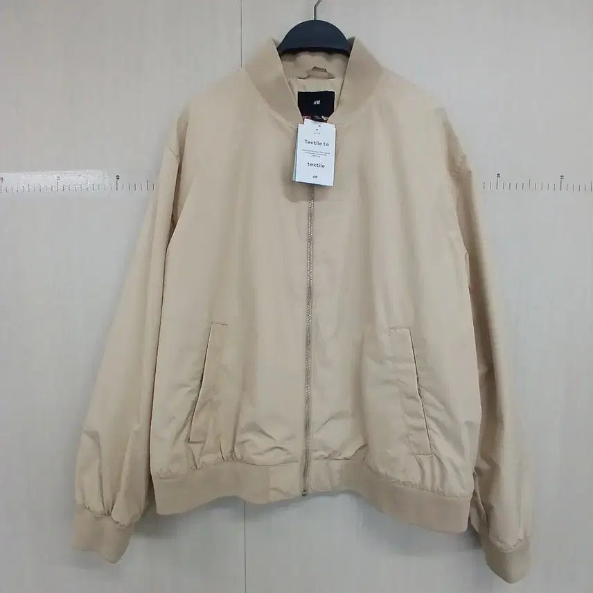 [BUNJANG] H&amp;M Beige Bomber Jacket / H&amp;M 베이지 봄버 자켓