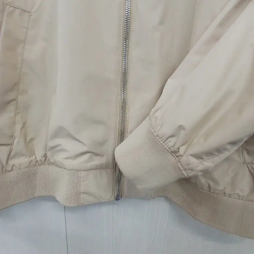 [BUNJANG] H&amp;M Beige Bomber Jacket / H&amp;M 베이지 봄버 자켓