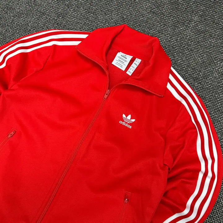 [BUNJANG] Adidas Beckenbauer Red Vintage Jersey (S) / (2606) 아디다스 신형 베켄바우어 레드 빈티지 져지 S