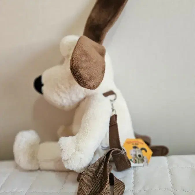 [BUNJANG] Wallace &amp; Gromit Bag Club Plush Doll / 윌레스와 그로밋 가방클럽 인형