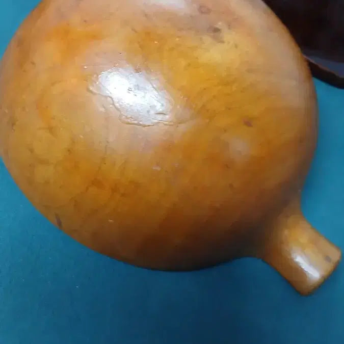 [BUNJANG] Antique Wooden Ladle &amp; Trough Set / 옛날나무바가지&amp;함지(작은소형)3점 일솰