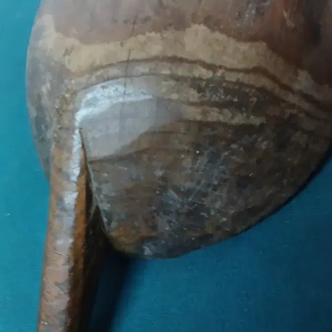 [BUNJANG] Antique Wooden Ladle &amp; Trough Set / 옛날나무바가지&amp;함지(작은소형)3점 일솰