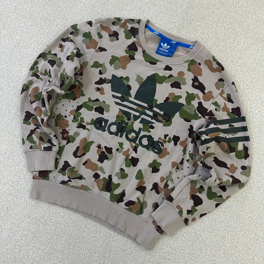 [BUNJANG] Adidas Camo Sweatshirt / 90 아디다스 카모 맨투맨 0319D