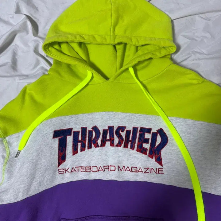 [BUNJANG] Jouetie Thrasher Color Block Hoodie / Jouetie thrasher 컬러블록 후드티 트레셔