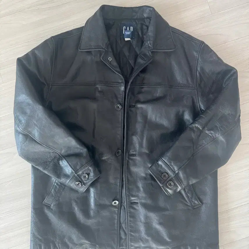 [BUNJANG] Old Navy Leather Car Coat / 올드갭 카코트 L
