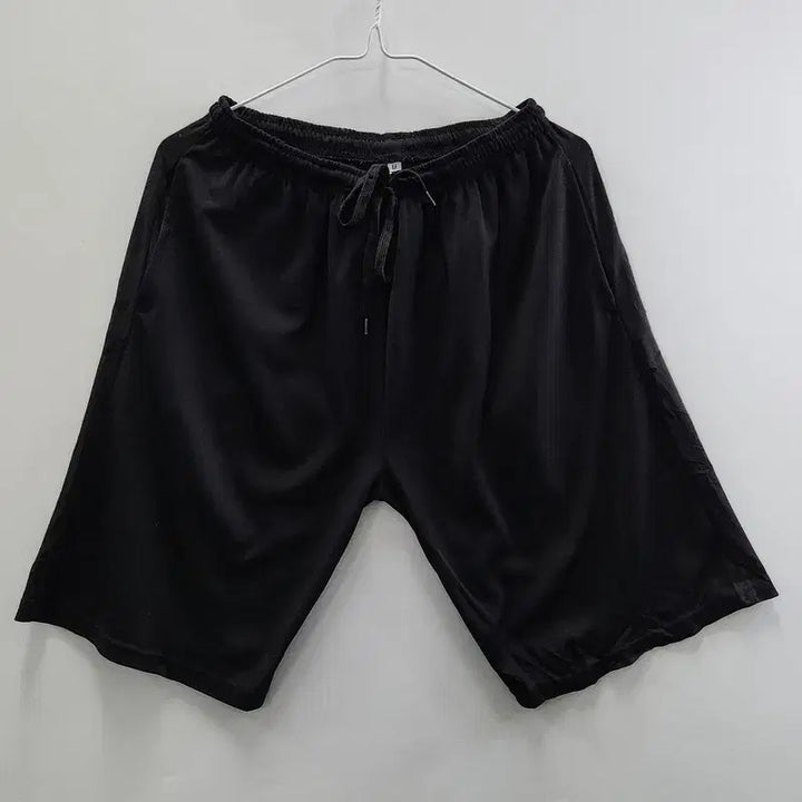 [BUNJANG] Vintage Casual Black Banding Shorts M / 빈티지 밴딩 캐주얼 블랙 운동 반바지 M