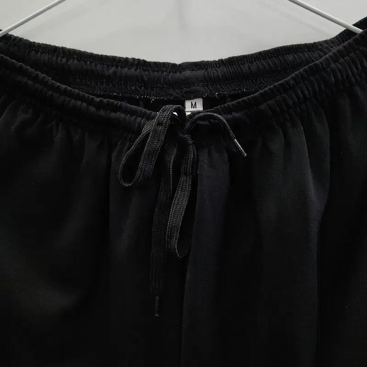[BUNJANG] Vintage Casual Black Banding Shorts M / 빈티지 밴딩 캐주얼 블랙 운동 반바지 M