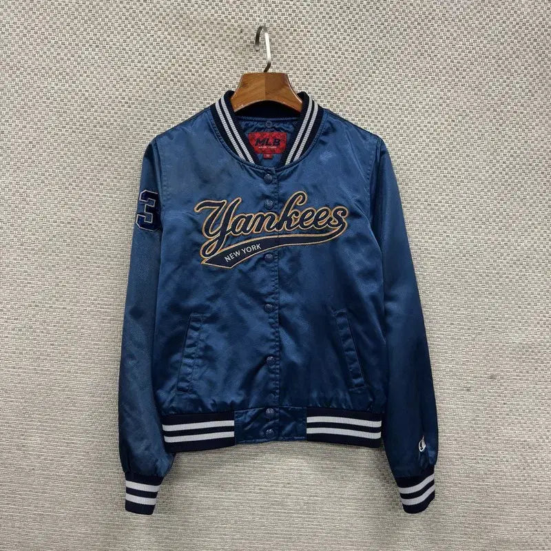 [BUNJANG] MLB New York Yankees Stadium Varsity Jacket / MLB 뉴욕양키스 스타디움 바시티자켓 90 A07828