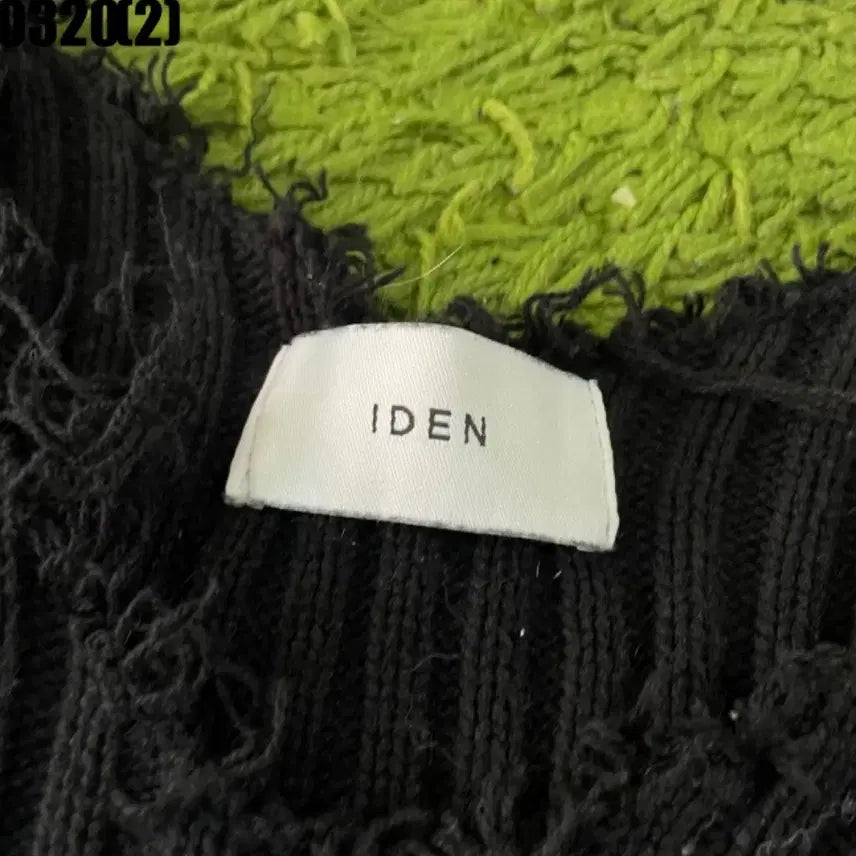 [BUNJANG] Black Damage Knit Long Sleeve T-shirt / 블랙 데미지 니트 긴팔티셔츠