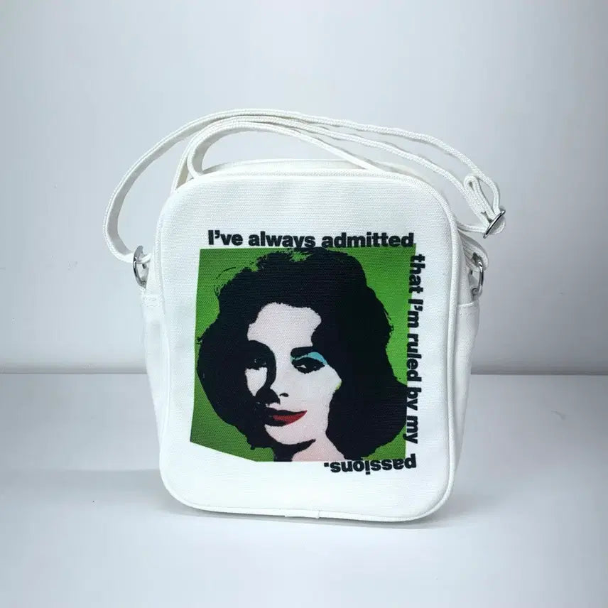 [BUNJANG] Comme des Garcons Andy Warhol Canvas Crossbody Bag / 꼼데가르송 앤디 워홀 캔버스 크로스백