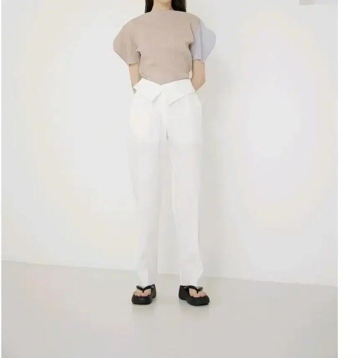 [BUNJANG] Ekon Chino Pants - White, S / 에콘 치노 팬츠 - 화이트, S