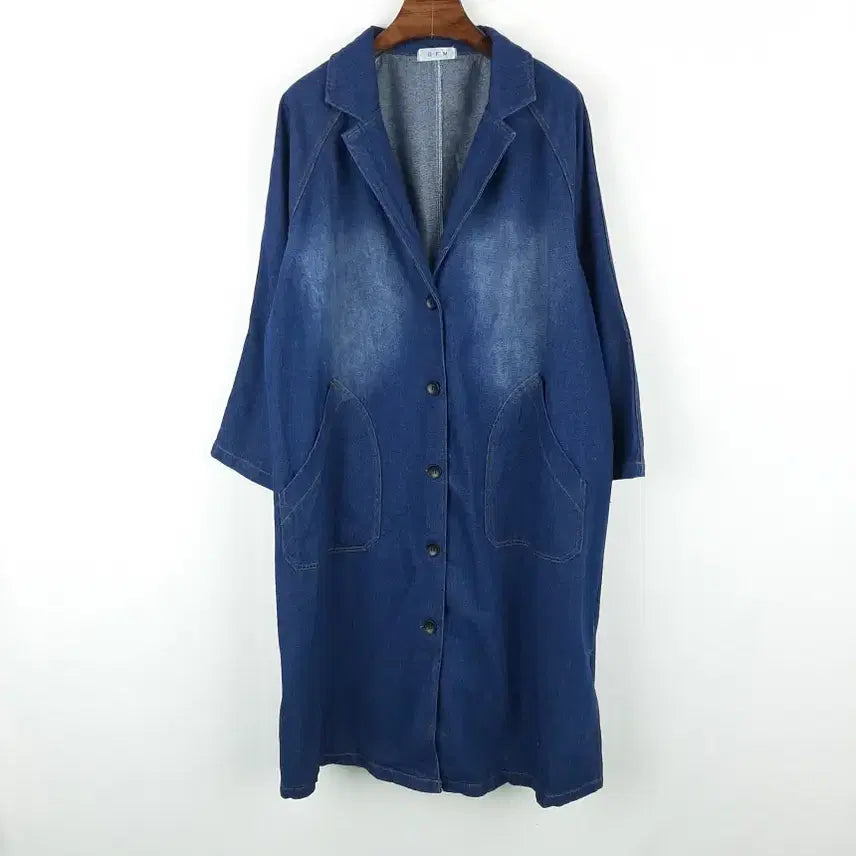 [BUNJANG] G.F.M Long Denim Jacket / G.F.M 롱 데님자켓 F