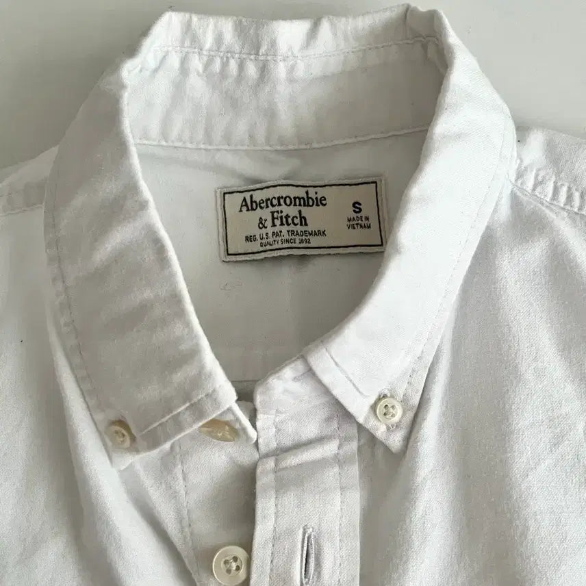 [BUNJANG] Abercrombie Oxford Shirt White / S) 아베크롬비 옥스퍼드 셔츠 화이트