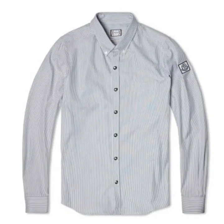 [BUNJANG] Moncler Gamma Blue Striped Shirt / [2]몽클레어 감마블루 스트라이프 셔츠
