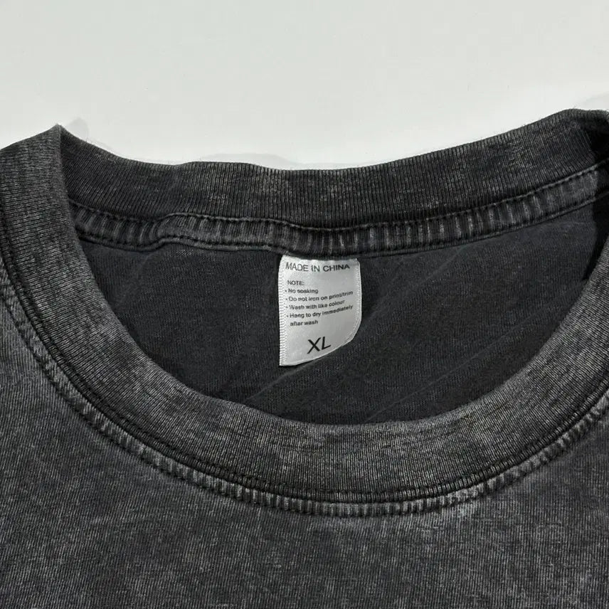[BUNJANG] Vintage Dark Wash Graphic T-shirt / 빈티지 다크워시 그래픽 반팔 티셔츠