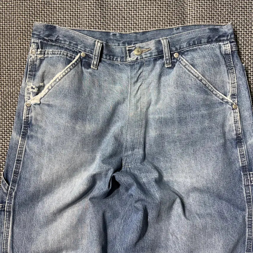 [BUNJANG] Wrangler Carpenter Denim Work Pants (33) / 올드 웽글러 카펜터 데님 워크 팬츠(33) old-8573