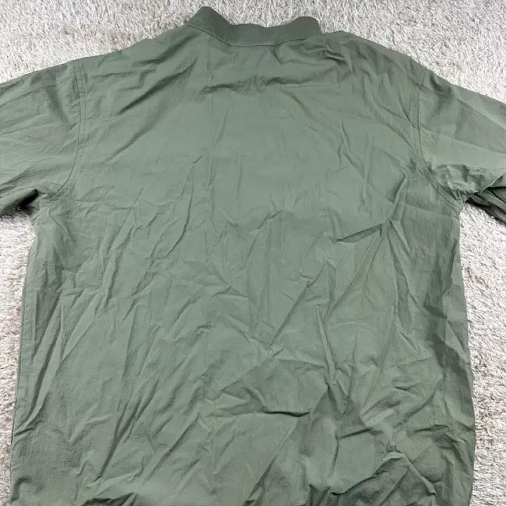 [BUNJANG] Snow Peak Half-zip Short Sleeve T-shirt / 스노우픽 반팔 반집업 90