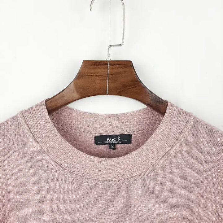 [BUNJANG] MIO Three Long Knit Top / 미오쓰리 넥포인트 롱니트 66
