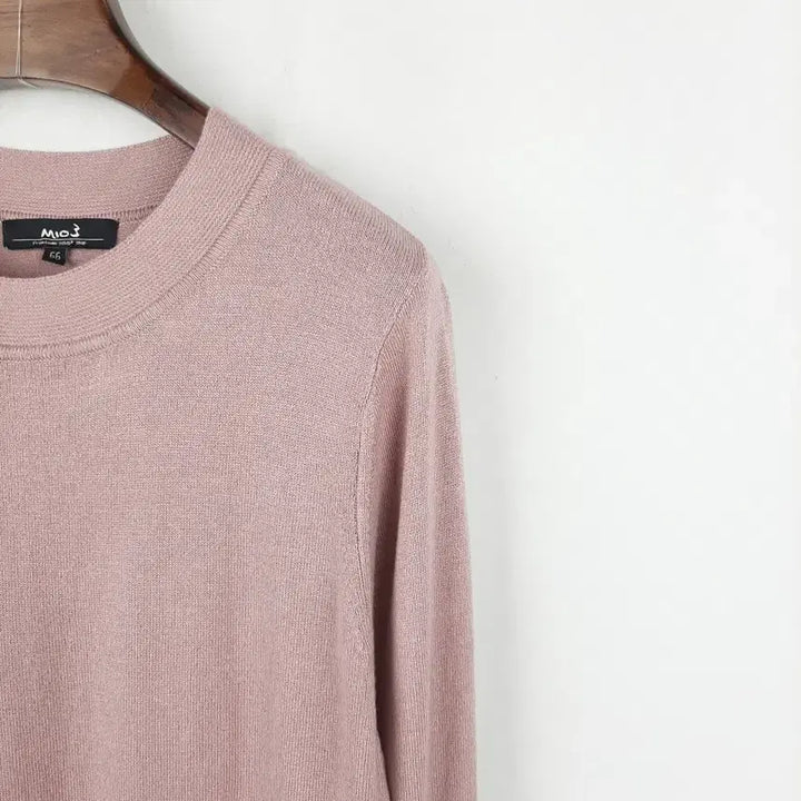 [BUNJANG] MIO Three Long Knit Top / 미오쓰리 넥포인트 롱니트 66