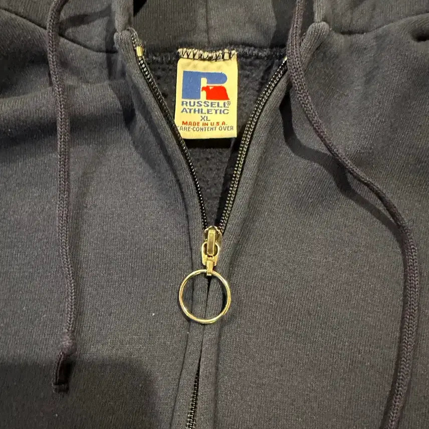 [BUNJANG] Russell 90s Vintage Hooded Zip-up Jacket / 빈티지 90s 러셀 후드집업