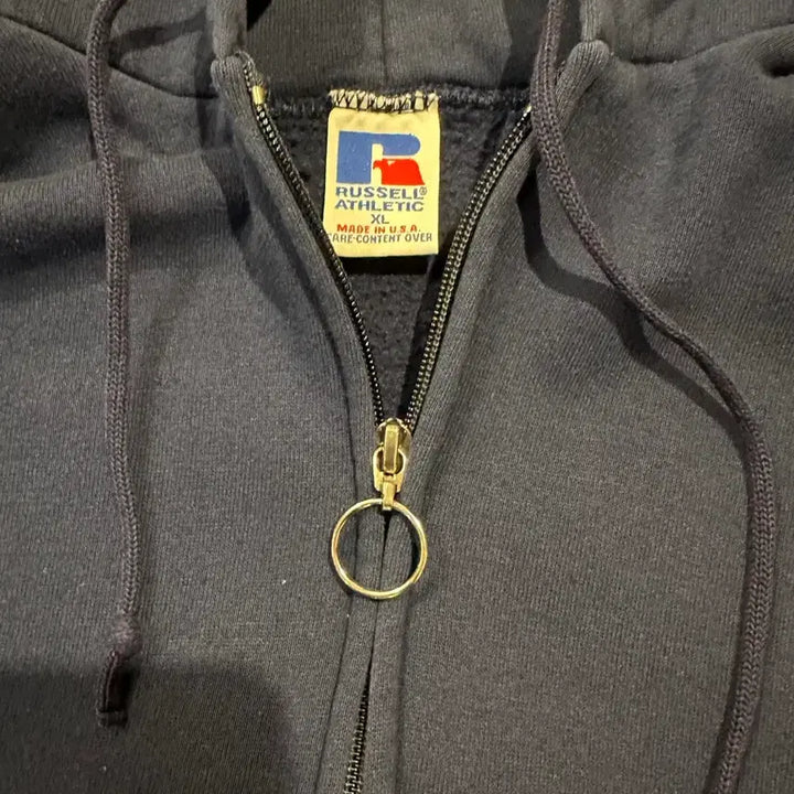 [BUNJANG] Russell 90s Vintage Hooded Zip-up Jacket / 빈티지 90s 러셀 후드집업