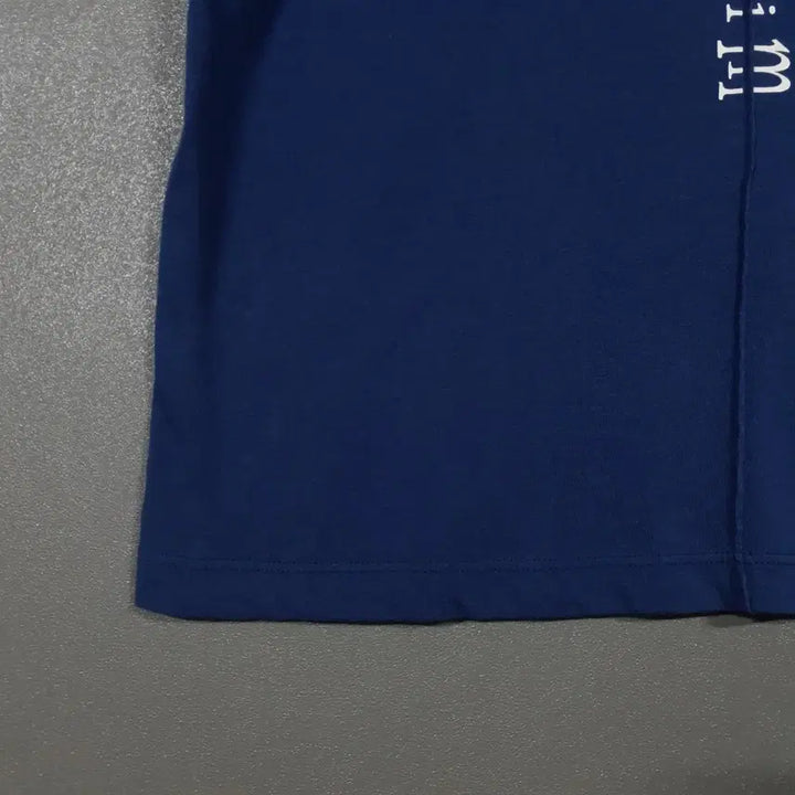 [BUNJANG] Matinkim Tucked Crop Top Navy T-shirt / 여성 F) 마뗑킴 핀턱 크롭탑 네이비 라운드 반팔 티셔츠