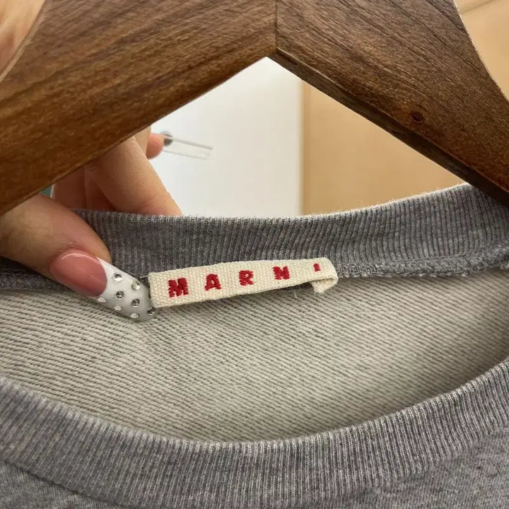 [BUNJANG] Marni Modern Casual Spellout Sweatshirt / 마르니 모던 캐주얼 빈티지 스펠아웃 맨투맨 14 C10097