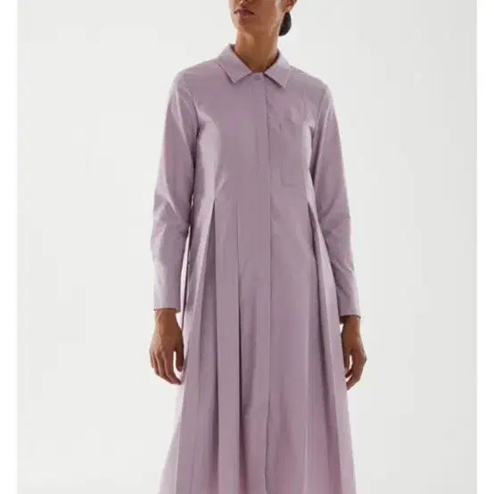 [BUNJANG] COS Pleated Cotton Shirt Dress / COS 플리츠 코튼 셔츠 드레스
