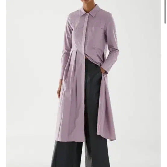 [BUNJANG] COS Pleated Cotton Shirt Dress / COS 플리츠 코튼 셔츠 드레스