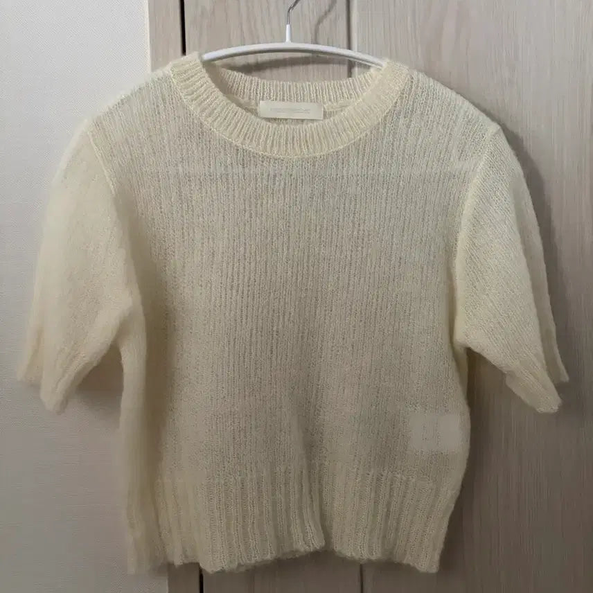 [BUNJANG] Wear Weather Short Sleeve Knit Top / 웨어웨더 반팔니트