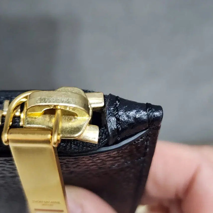 [BUNJANG] Thom Browne Leather Clutch Small / 톰브라운 레더 클러치 스몰 새제품