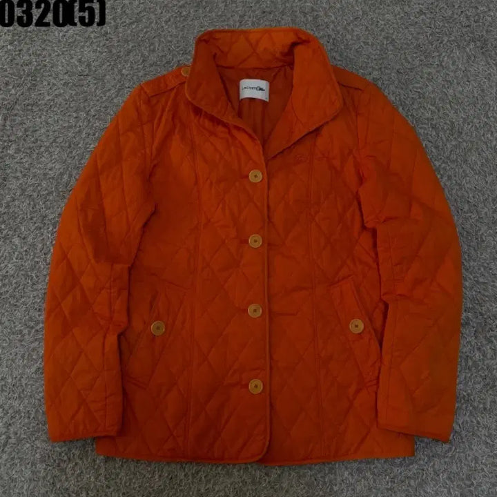 [SOLD OUT] 라코스테 오렌지 퀼팅 자켓34 0320