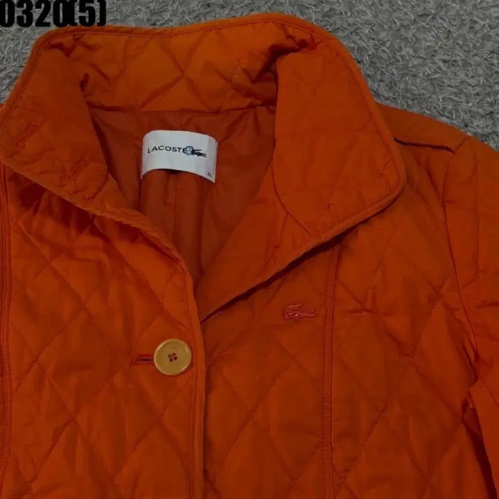 [SOLD OUT] 라코스테 오렌지 퀼팅 자켓34 0320
