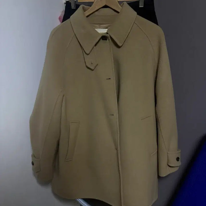 [BUNJANG] ONDMIN Beige Half Coat / 온드민 하프코트