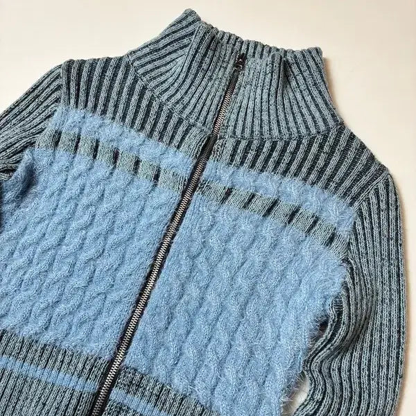 [BUNJANG] LARTIGENT Karina Knit Zip-up PN8716 / 라티젠 LARTIGENT 카리나 니트 집업 PN8716