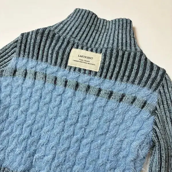 [BUNJANG] LARTIGENT Karina Knit Zip-up PN8716 / 라티젠 LARTIGENT 카리나 니트 집업 PN8716