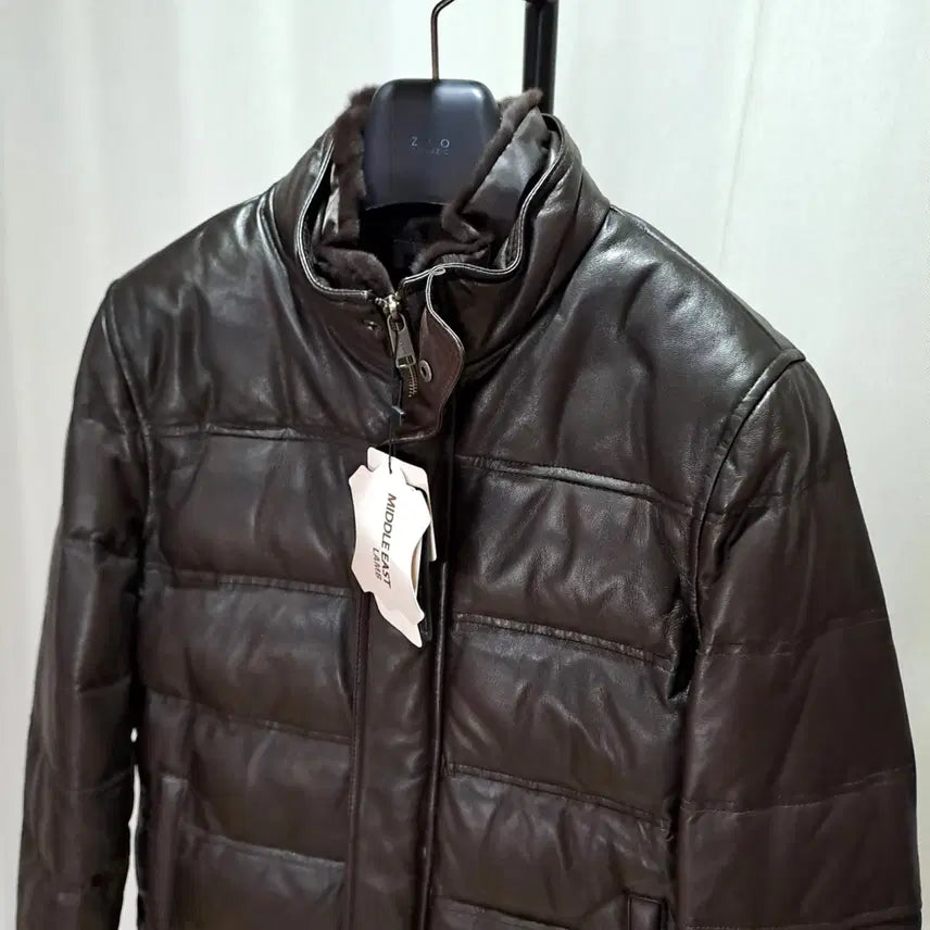 [BUNJANG] Oryany Lambskin Goose Down Padded Jacket / (새제품 택포) 오야니 램스킨 구스다운 패딩 95 B641