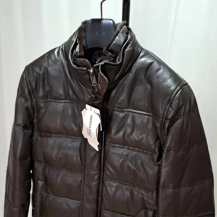 [BUNJANG] Oryany Lambskin Goose Down Padded Jacket / (새제품 택포) 오야니 램스킨 구스다운 패딩 95 B641