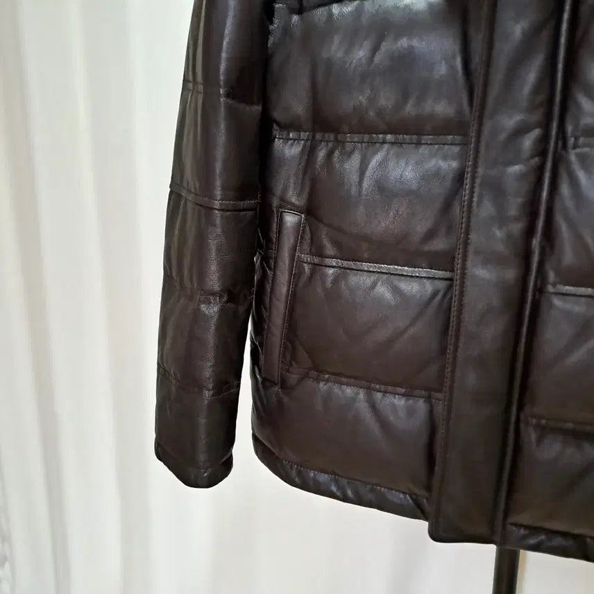 [BUNJANG] Oryany Lambskin Goose Down Padded Jacket / (새제품 택포) 오야니 램스킨 구스다운 패딩 95 B641