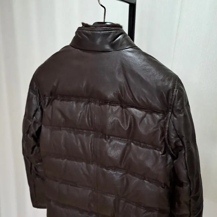 [BUNJANG] Oryany Lambskin Goose Down Padded Jacket / (새제품 택포) 오야니 램스킨 구스다운 패딩 95 B641