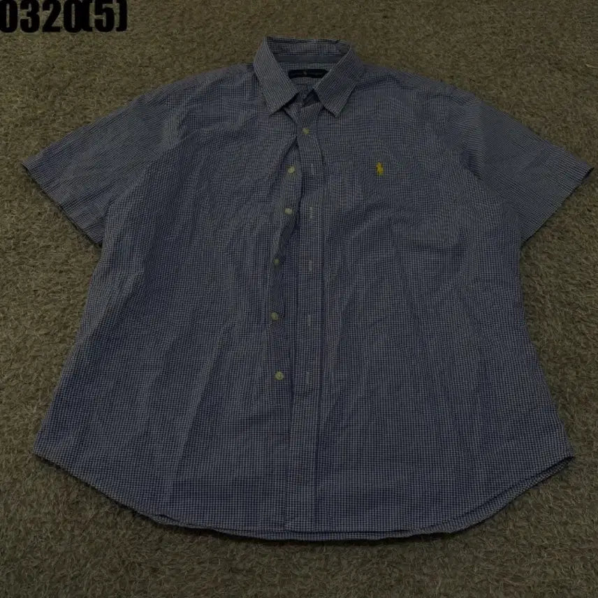 [SOLD OUT] 폴로 랄프로렌 반팔 체크 셔츠xl 0320